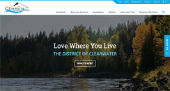 Desktop Screenshot of districtofclearwater.com